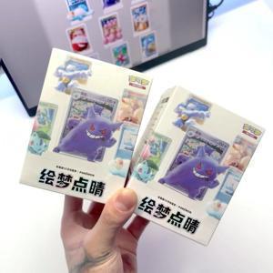 오리지널 중국 포켓몬 블라인드 박스 장난감 세트 - 151 피규어와 PTCG 카드 포함, 꿈의 마무리 터치, 수집가를 위한 트렌디한 장난감