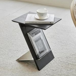 원목 소형 테이블, 거실 소파 코너용, 레트로 스타일