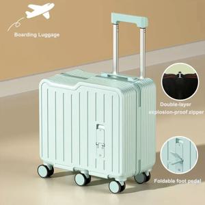 어린이용 미니 20인치 여행용 캐리어 - 여섯 개의 바퀴와 접이식 발판이 있는 앉고 타는 여행가방으로 간편한 탑승이 가능합니다
