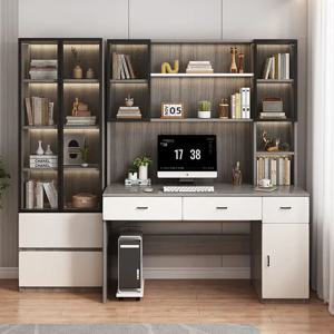 고품질의 간단한 어린이 학습용 책상, 책장이 있는 나무 책상, 사무실 컴퓨터 책상, 학생용 학습용 책상