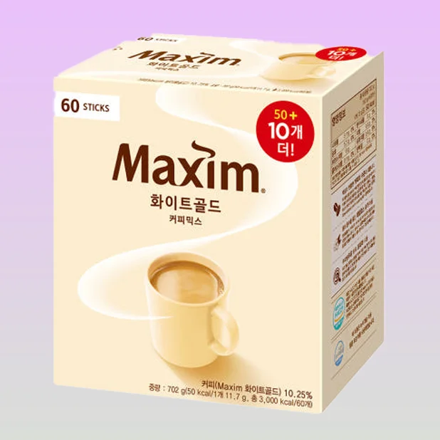 맥심 화이트 골드 마일드 커피 믹스 60T (50+10)