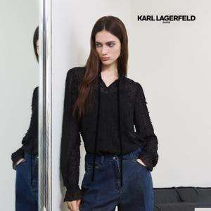 25F/W 벨벳 리본 블라우스