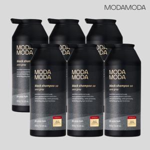 NEW  제로그레이 블랙 10 자연갈변 새치케어 탈모샴푸 300g 6통 +사은(10일키트)