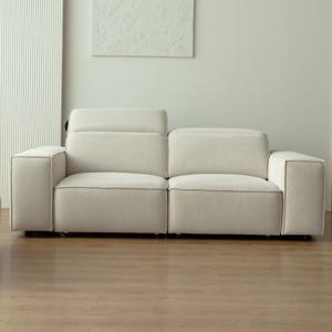 소파연구소 쏘랩 3인용 폴드 패브릭 무빙 리클라이너