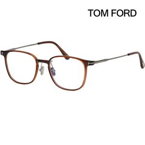 블루라이트차단 안경테 TF5923KB 045 아시안핏 투명 브라운 사각 가벼운 뿔테 명품