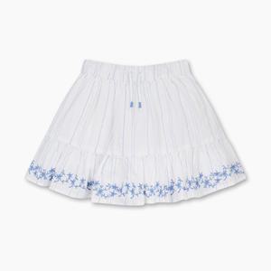 [본사] 키즈 로맨틱 자수 스커트_44HZG0016WH