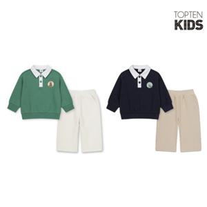 MKF1IP1302 유아 버비 피케카라 맨투맨셋업