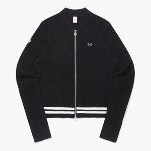 르꼬끄 [택가 219000원] 여성 스웨터 슬림핏 자가드 가디건 집업 QQ122OST15