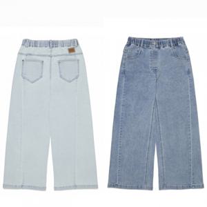 [내셔널지오그래픽키즈] K261GPT010 여아 데님 와이드핏 팬츠 청바지