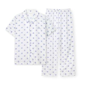 [롯데백화점]남성 H025 애머리스 반소매+9부팬츠 파자마 세트 OR26MMBHH025