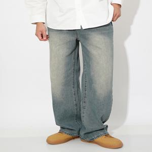 숏/미들/롱 기장 선택 와이드 반밴드 청바지 5002 ITDF1053