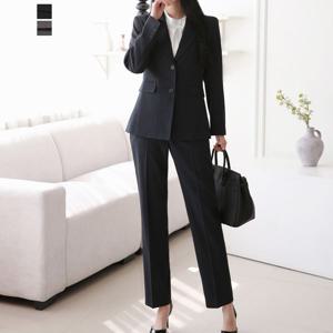 [하프클럽] 이덴티 모던 투버튼 셋업 여자 정장세트