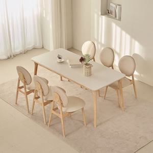 한나 6인용 양면 통세라믹 의자형 식탁세트