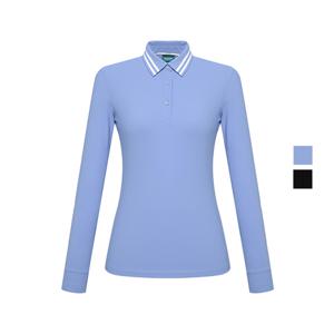 맥케이슨 여성 SS 테이프 배색 긴팔 티셔츠 MAW1TL104