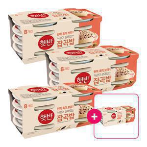 햇반 잡곡밥 한달팩(30입)(잡곡밥 210G*24+130G*6 덤)