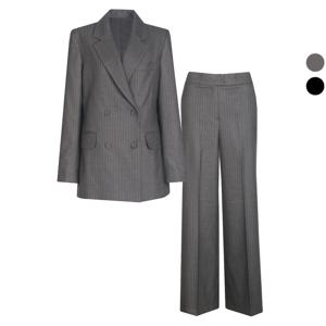SET 여성 넥스트 가을겨울 더블 정장 자켓+팬츠 세트