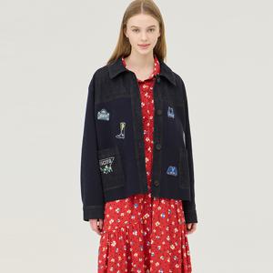 [본사] 패치 자수 데님 점퍼_BAJP03511NY