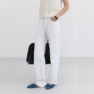 RELAXED SUMMER DENIM PANTS _UDPA5B223OW