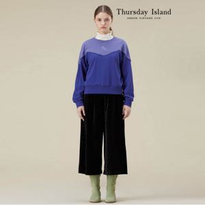 [정상가-159000원][Thursday Island] 벨벳 핀턱 팬츠(T236MPT133W)