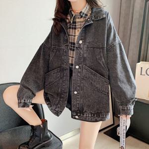 [브리치] 나바바 / NC325 캐주얼 포켓 긴팔 데님 청 자켓