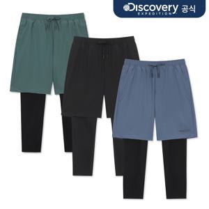 [디스커버리] 키즈 프레시벤트 에센셜 반바지 레이어드 롱레깅스 3종 택1