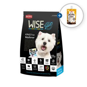 데이스포 와이즈 인섹트 말티즈 저알러지사료 1.5kg + 데이스포 우리아이 펫밀크 150ml