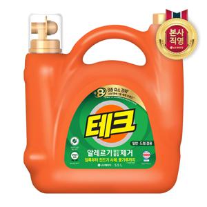 테크 알레르기 원인물질 제거 일반드럼 대용량 액체세제 5.5L