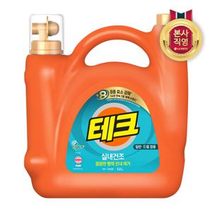 테크 실내건조 액체세제 일반드럼 겸용 대용량 5.5L