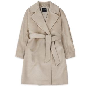 MUST IT_ 여성 코르테 벨트 랩 코트(도브그레이) 2525016062600 002