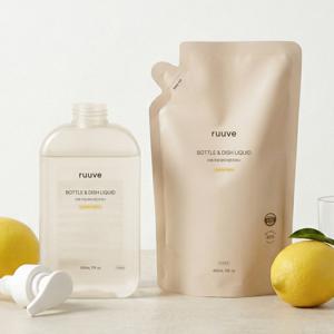 비건 아기 젖병 세정제 주방세제 이유식기 세척 500ml + 리필 450ml (+gift. 미니 페이셜&핸드워시)