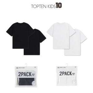 MKF5TS3902  공용 에센셜 헤비코튼 오버핏 반팔티2팩