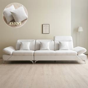 브라더 무빙 헤드레스트 고급형 아쿠아스웨이드텍스 4인용 쇼파 E0등급 쿠션드림