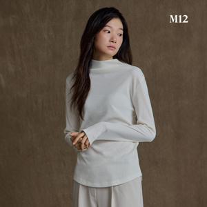 M12 여성 하프넥 티블라우스 5종
