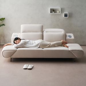 [팔걸이 회전확장] 아르마 3인 회전 소파베드 고급원단 멀티 기능성쇼파 [쿠션 이벤트중]