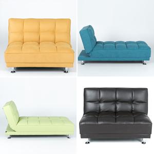 카우치쇼파 3인용쇼파 각도조절 인조가죽 패브릭쇼파 A/B 2인용쇼파