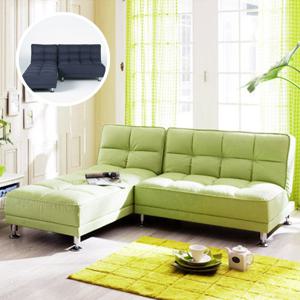 [최저가 혜택!] 레토 2인용 쇼파 소파베드 A/B 카우치소파 공간활용 콤비쇼파