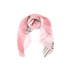 닥스 여성 [[26SS]] DLSC6B209P2 [브랜드위크]핑크 투톤 체크 플리츠 스카프