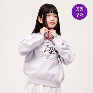 키티블럼 스웻셔츠 라벤더 CK2601CR67LV