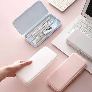 [1+1] 깔끔정석 뮤트파스텔 필통 연필케이스 컬러4종 DIY필통꾸미기/펜케이스