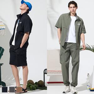 남성아노락트레이닝셋업3종(점퍼+팬츠2)