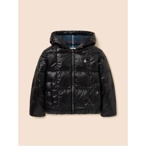 키즈 [택가 159,000] 덕다운 체크 후드 경량 패딩 - 블랙 (BI5938U075)