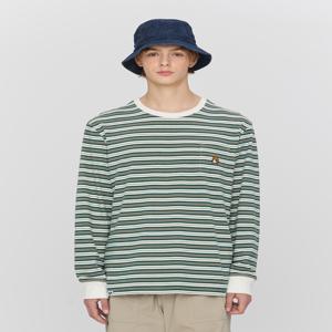 [[25FW]] SPTS5F902E1 [시즌오프][HAZZYS PHIZ] 그린 스트라이프 롱슬리브