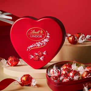 린트 린도르 린도볼 밀크 하트틴 8P / 선물용