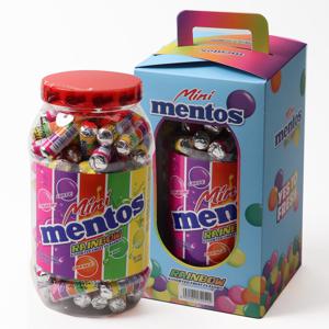 멘토스 미니 뉴레인보우 1kg / 전용 케이스 포장