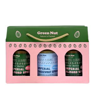 임페리얼 아몬드버터 스무스2+캐슈넛버터 스무스1 3입 선물세트