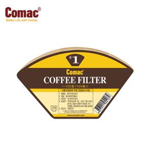 커피여과지 커피필터 무표백 #1B (100매) (FB1) 커피필터, 커피여과지,커피종이필터,무표백필터,핸드드립필터
