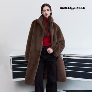 25F/W FAUX밍크 롱 코트