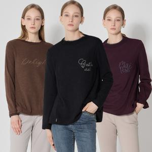 [최초가 209700원]3SET (LeOT)]  네크립 소프트 기모 자수 풀오버 3종세트