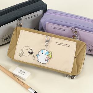 오목눈이 투플랫 키링 필통 10000