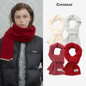 [택가: 59,000원] 우먼 클로버하트 멜란지 팁 램스울 머플러 (4Color) CO2504TC75